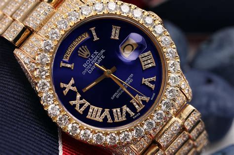 iced out rolex replicas for men|rolex iced out bezel.